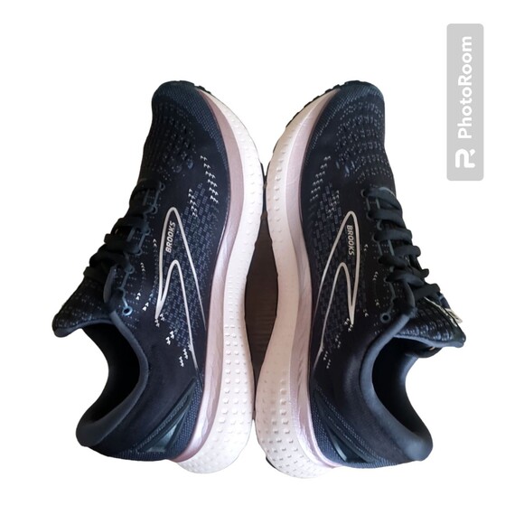 Brooks Glycerin 19 Women's Size 9.5 Black Metallic Cushioned Running Shoes - Picture 9 of 11